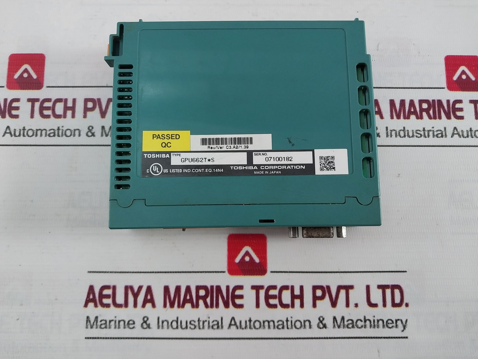 Toshiba GPU662T*S Programmable Logic Controller Rev/Ver C3.A2/1.39 (Not Working)