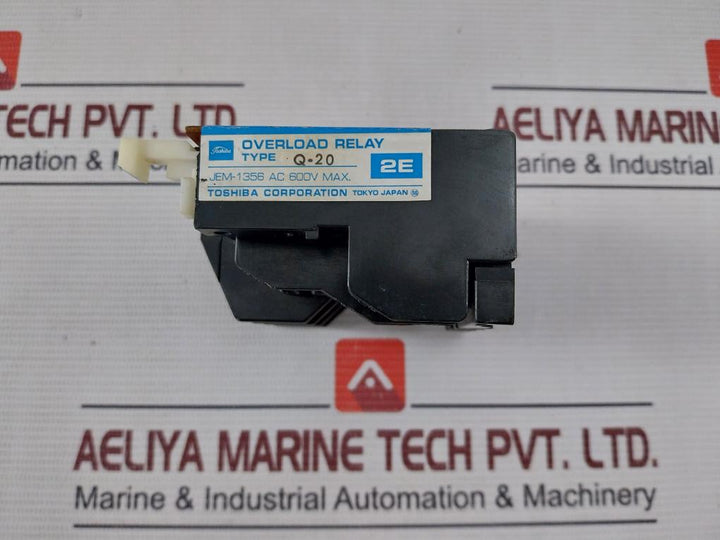 Toshiba Q-20 Overload Relay 5.3-7.9A 600V Ac