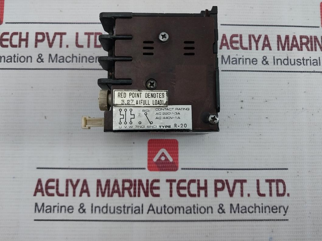 Toshiba R-20 Overload Relay Ac 600V 3.27A Jem-1356