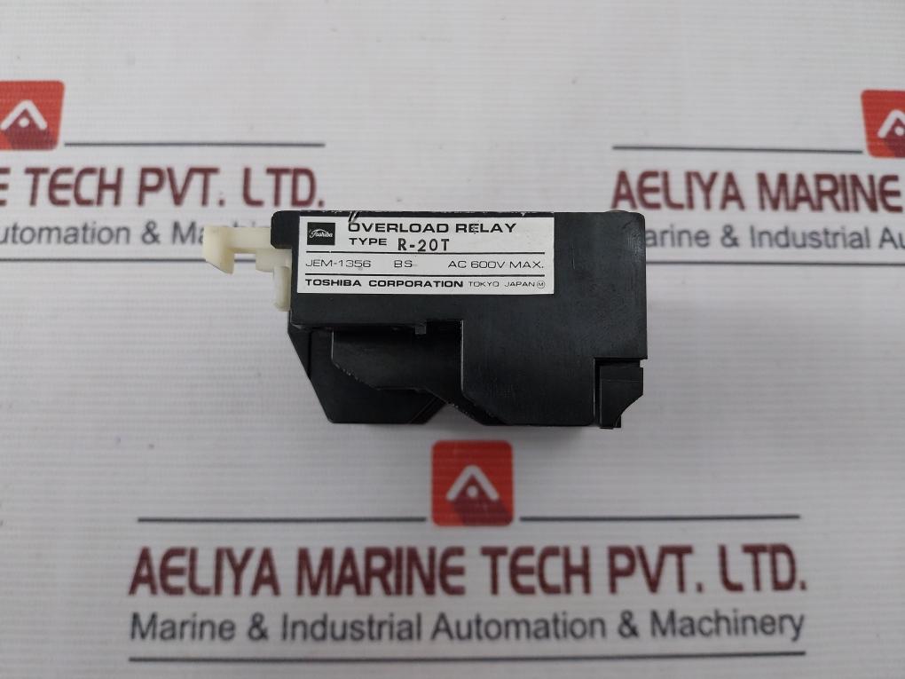 Toshiba R-20T Overload Relay 3.27A Ac220V-3A Jem-1356 Bs Ac 600Vmax