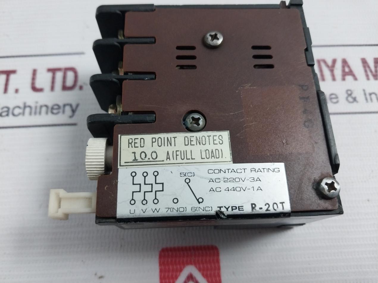 Toshiba R-20T Overload Relay Ac 600V Max