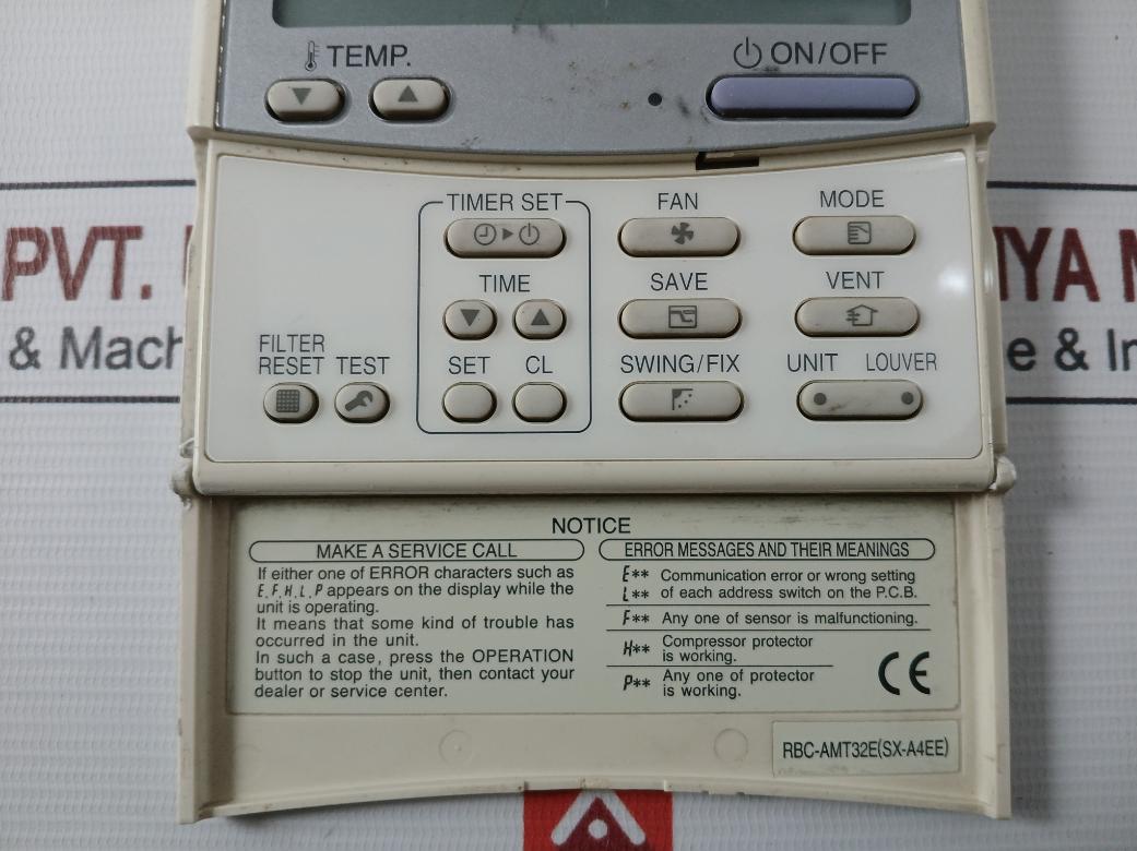 Toshiba Rbc-amt32E(Sx-a4Ee) Standard Remote Controller