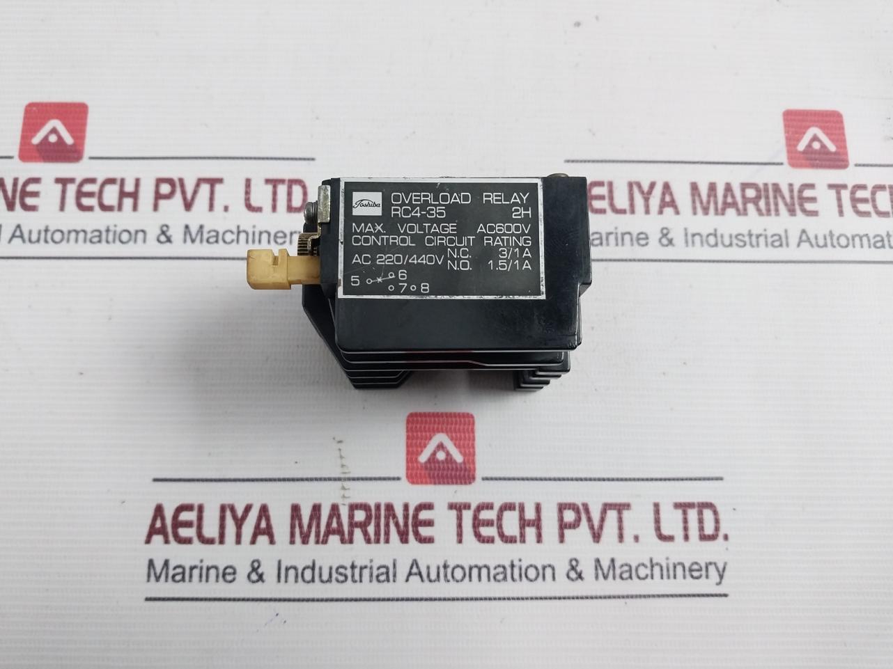 Toshiba Rc4-35 Overload Relay Ac220/440V 2.9A 2.2-3.2 Rc