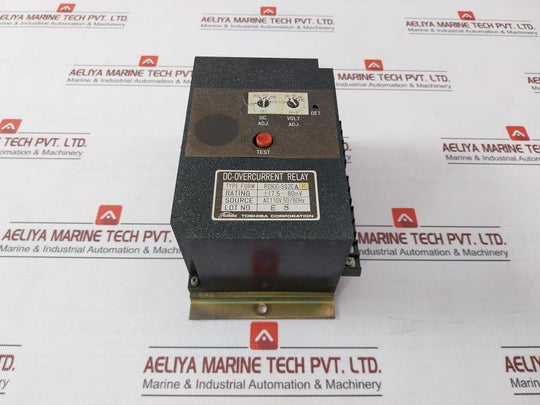 Toshiba Rc900-sq2C Ak Dc-overcurrent Relay Ac110V, 50/60Hz 3J9E0018-f