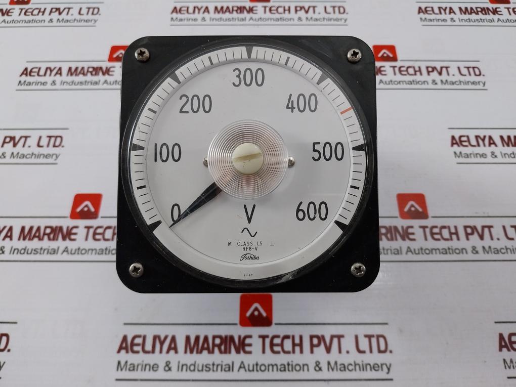 Toshiba Rf8-v Ac Voltmeter Ac2600V 150V B9063Ql 0-600V T50846M