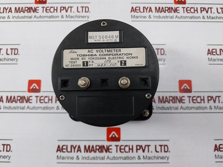 Toshiba Rf8-v Ac Voltmeter Ac2600V 150V B9063Ql 0-600V T50846M