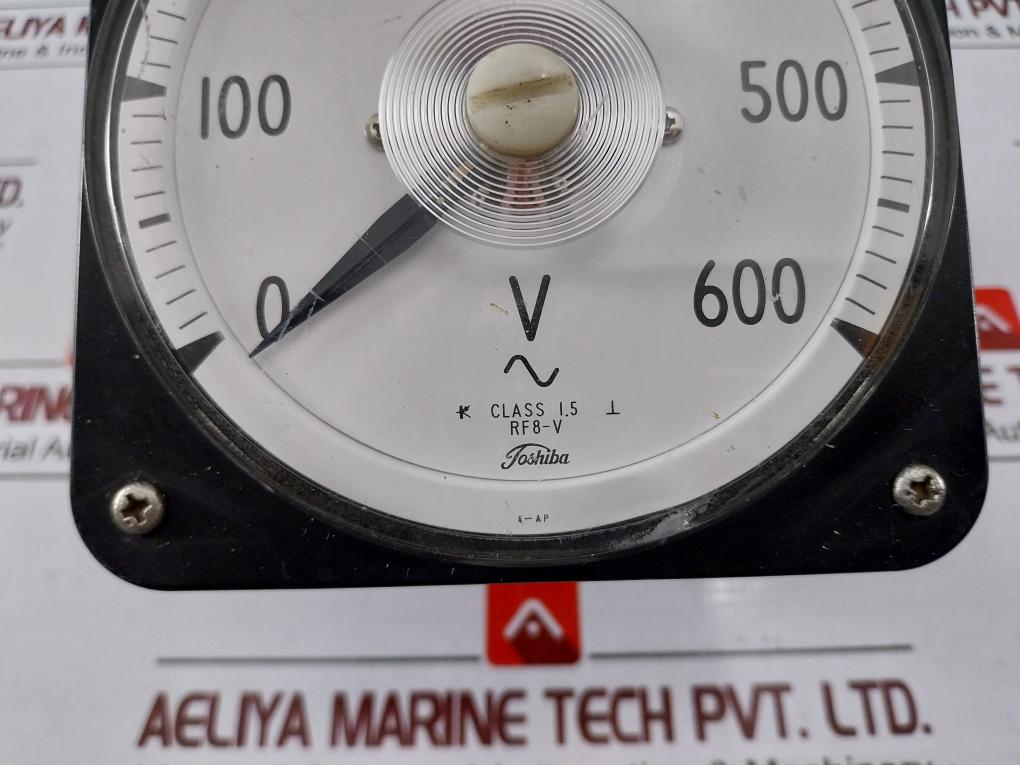 Toshiba Rf8-v Ac Voltmeter Ac2600V 150V B9063Ql 0-600V T50846M