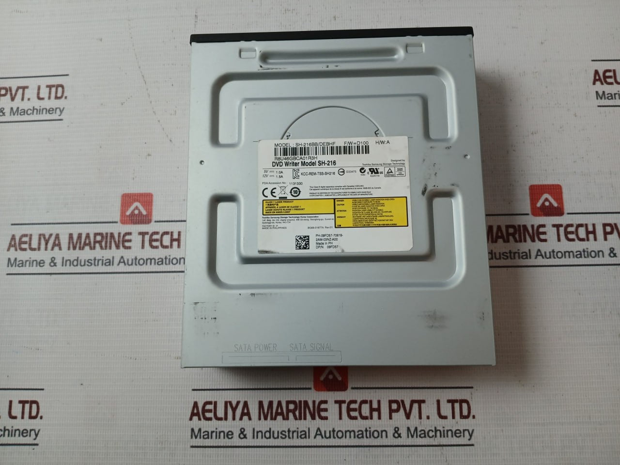 Toshiba Samsung Sh-216Bb/Debhf Internal Dvd Writer Drive 5V-1.0A E225119 Pys-2