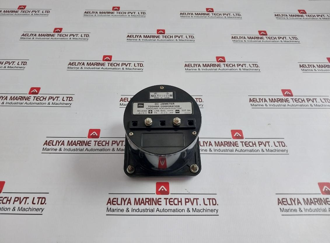 Toshiba Sf8-a Dc Ammeter B9063Qd, Jis C 1102 500V -1500 To +1500A 0.14Ω