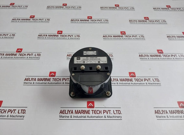 Toshiba Sf8-a Dc Ammeter B9063Qd, Jis C 1102 500V -1500 To +1500A 0.14Ω