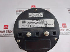 Toshiba Sf8-a Dc Ammeter B9063Qd, Jis C 1102 500V -1500 To +1500A 0.14Ω