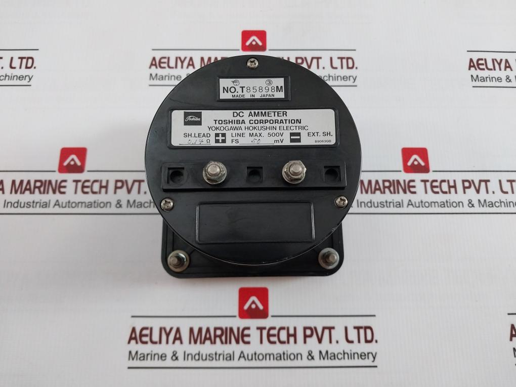 Toshiba Sf8-a Dc Ammeter Jis C 1102 4-al 0-50 A 500V 50Mv B9063Qd 0.14Ω
