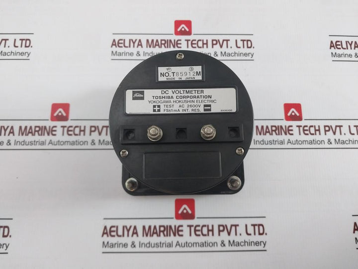 Toshiba Sf8-v Dc Voltmeter Class 1.5 T85912M Ac 2600V B9063Qg