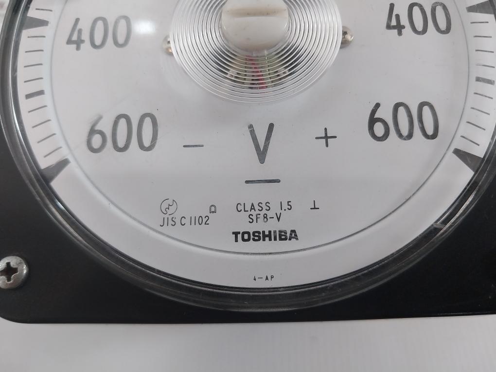 Toshiba Sf8-v Dc Voltmeter Class 1.5 T85912M Ac 2600V B9063Qg