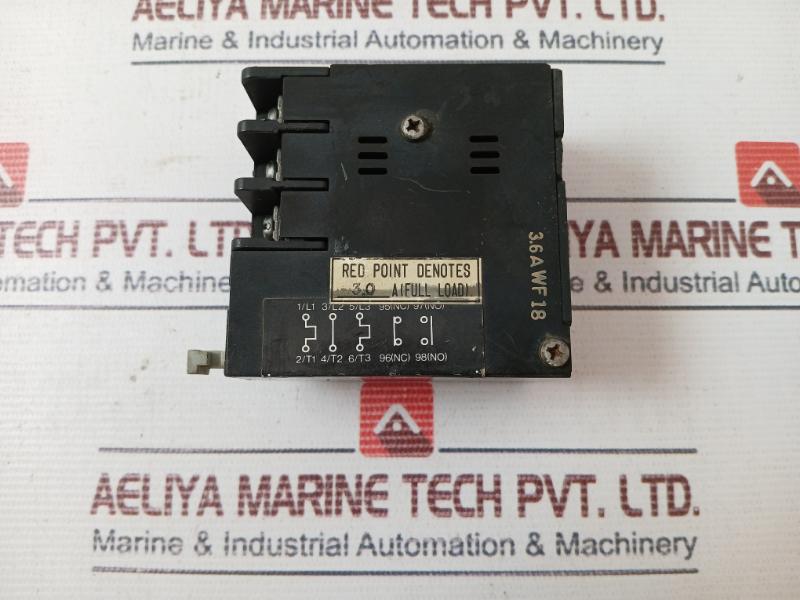 Toshiba T20A Overload Relay 3.6A Wf 18 3.0A
