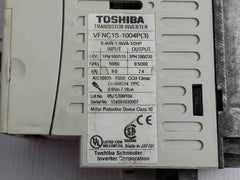 Toshiba Vfnc1S-1004P Industrial Inverter For Inductive Motor (Not Working)