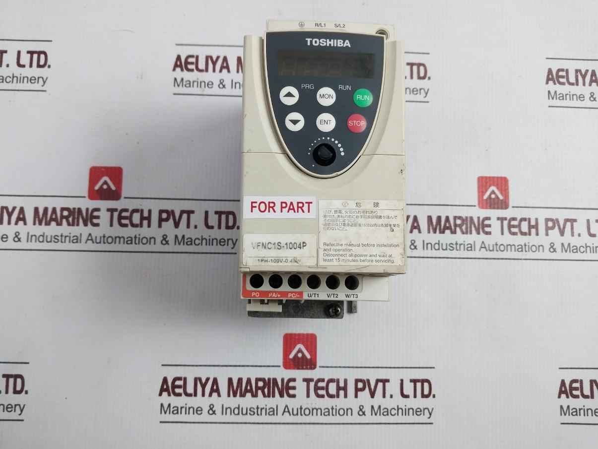 Toshiba Vfnc1S-1004P Industrial Inverter For Inductive Motor (Not Working)