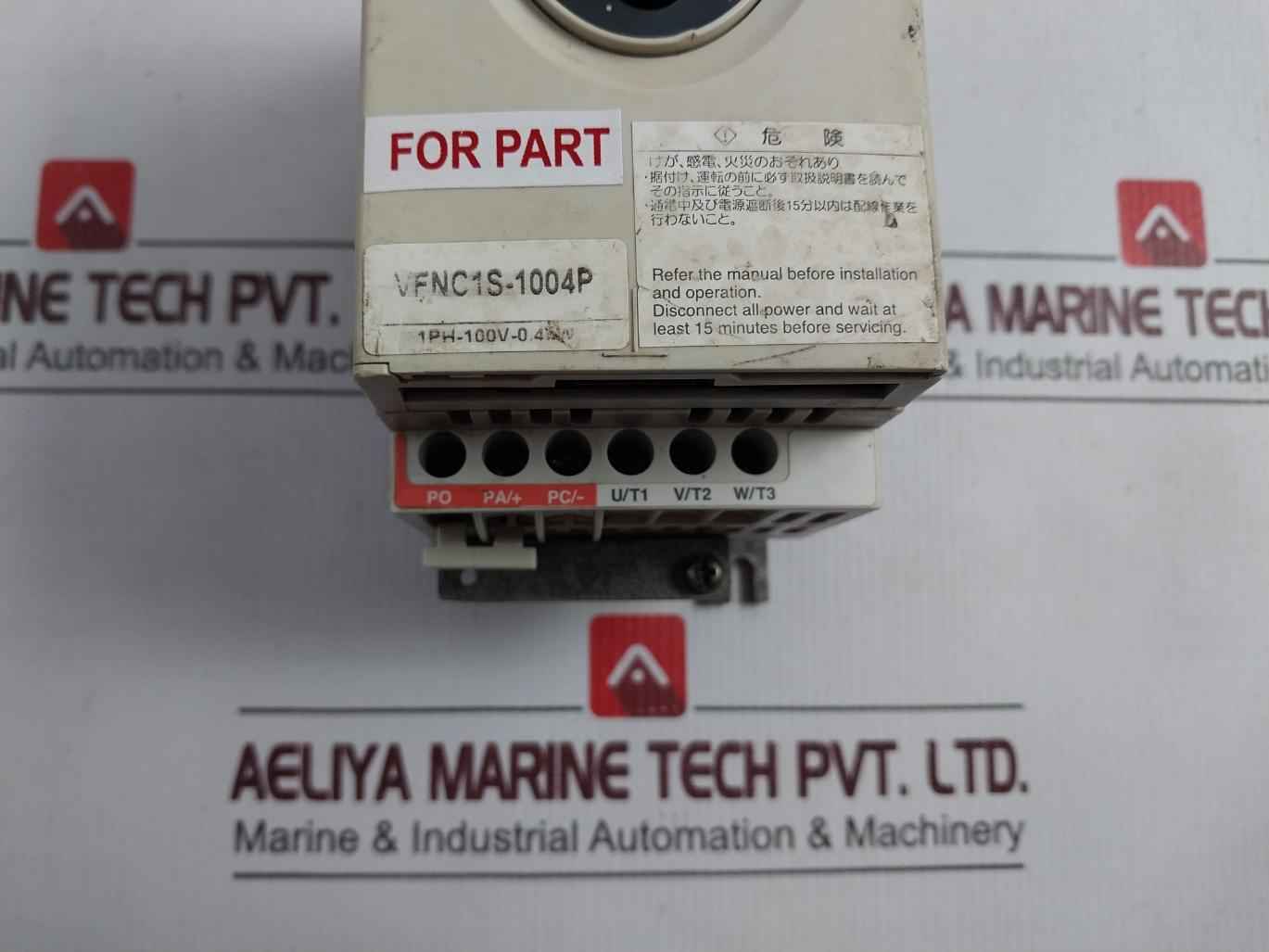 Toshiba Vfnc1S-1004P Industrial Inverter For Inductive Motor (Not Working)