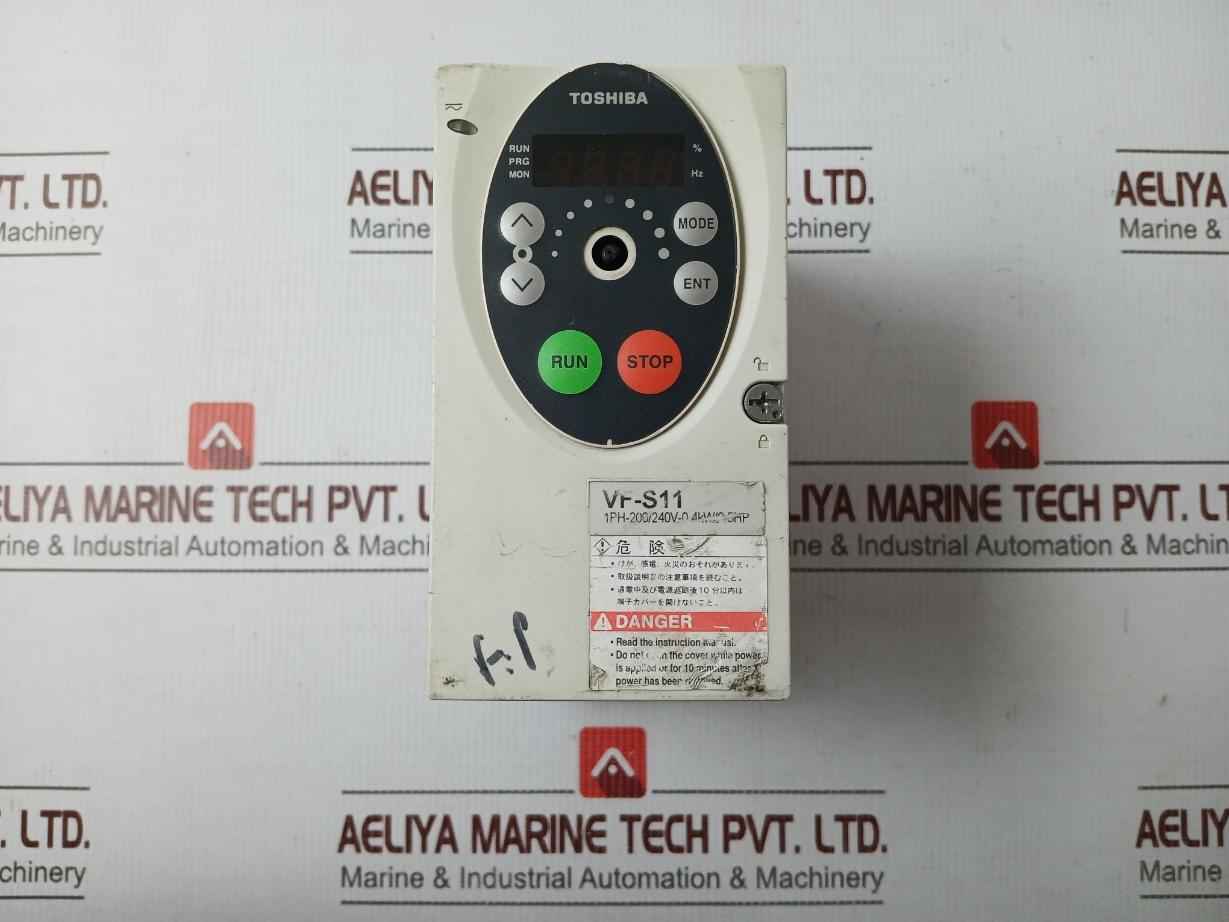 Toshiba Vfs11s-2004pl-wn(R5) Transistor Inverter 1ph-200/240v (Not Working)