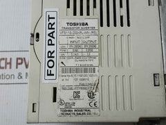 Toshiba Vfs11s-2004pl-wn(R5) Transistor Inverter 1ph-200/240v (Not Working)
