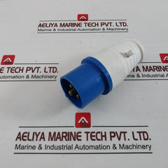 Total 013 Dust Proof Plug 16A-6H/220-250V~Ip44 Iec309-2