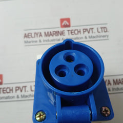 Total 113 Ip44 Dustproof Industrial Socket 16A – 6H 220–250V