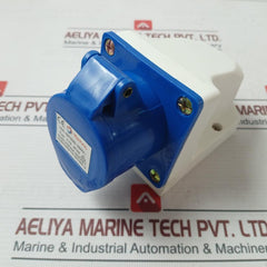 Total 113 Ip44 Dustproof Industrial Socket 16A – 6H 220–250V