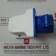 Total 113 Ip44 Dustproof Industrial Socket 16A – 6H 220–250V