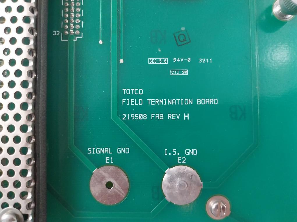 Totco 219508 Fab Field Termination Board 94V