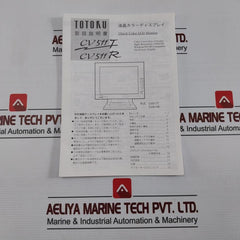 Totoku Cv511T Lcd Monitor Auto-scan Display Set 15In L012006238 Ada06
