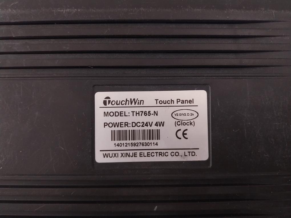 Touchwin Th765-n Hmi Touch Panel Dc24V 4W V2.0/V2.D.2K