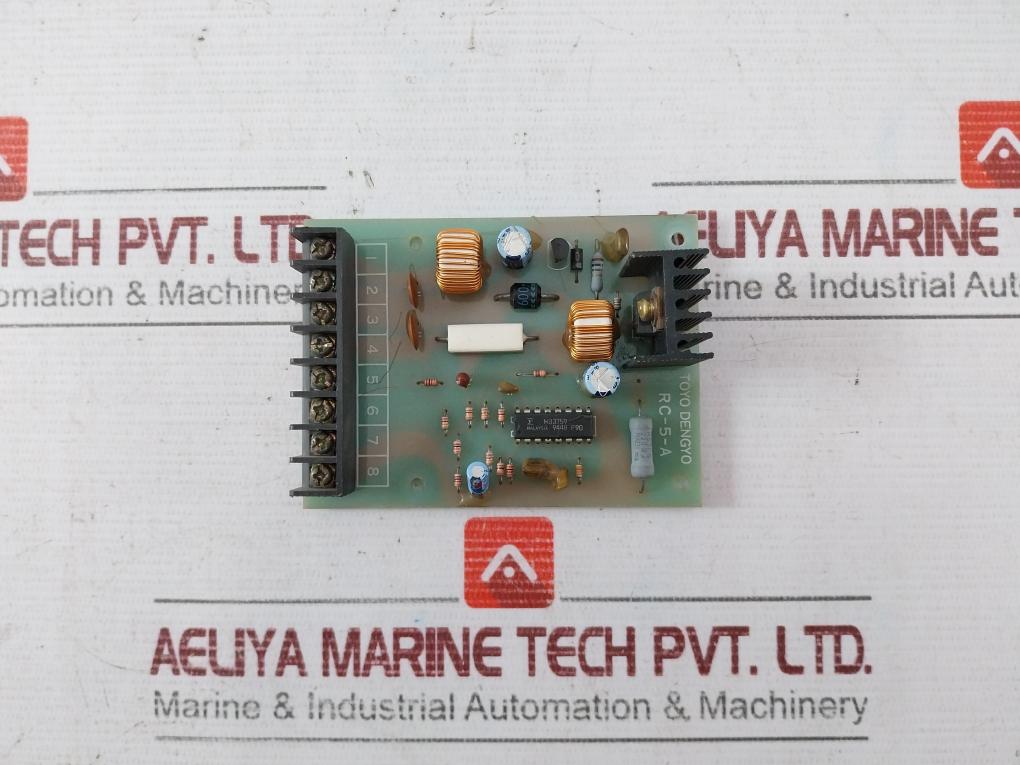 Toyo Dengyo Rc-5-a Printed Circuit Board