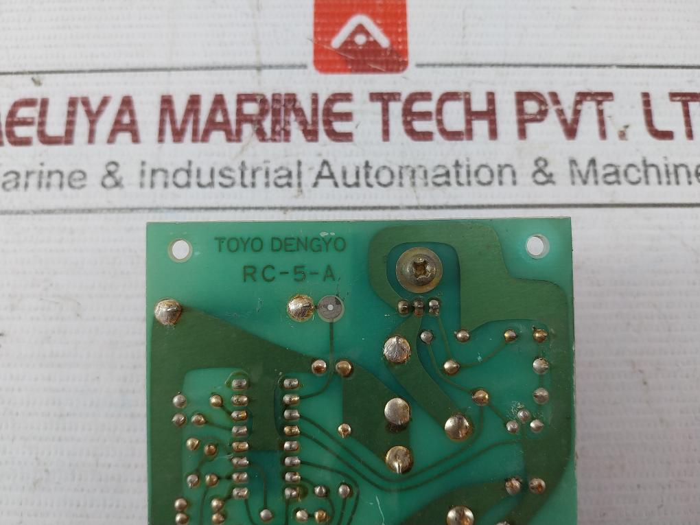 Toyo Dengyo Rc-5-a Printed Circuit Board