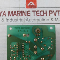 Toyo Dengyo Rc-5-a Printed Circuit Board