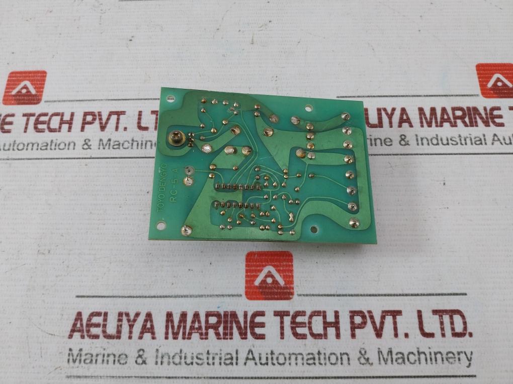 Toyo Dengyo Rc-5-a Printed Circuit Board