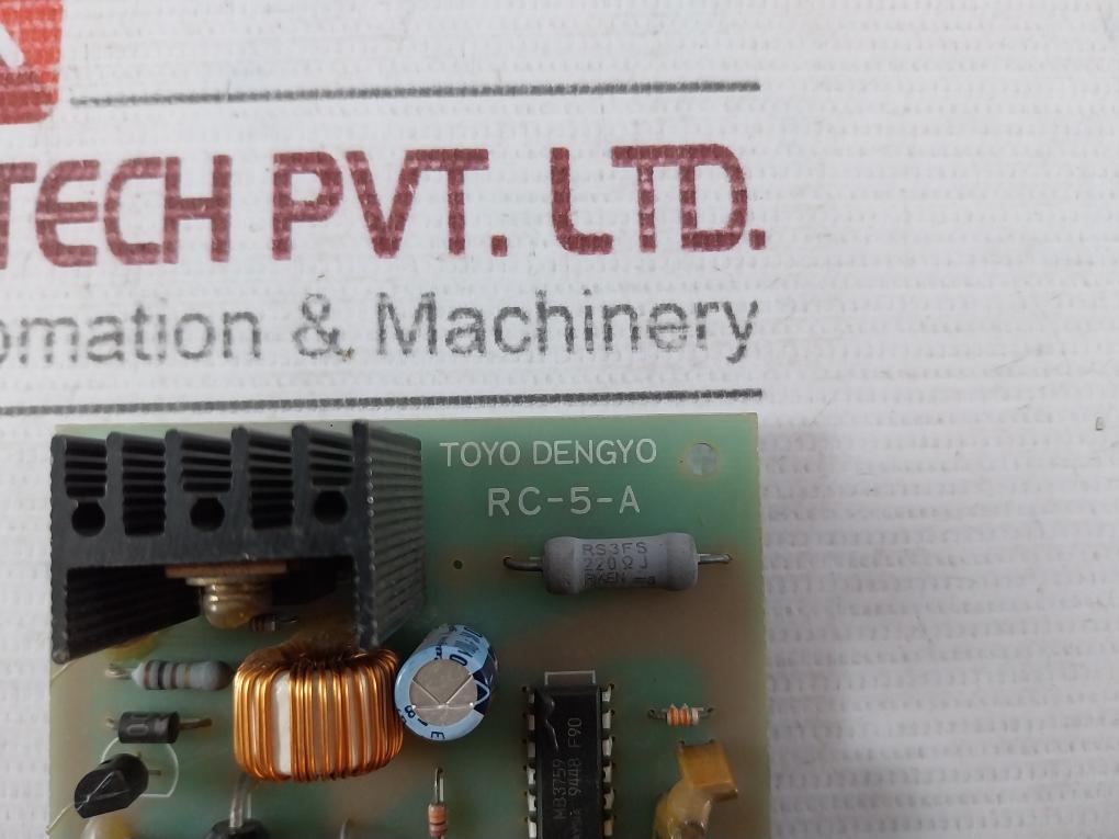 Toyo Dengyo Rc-5-a Printed Circuit Board
