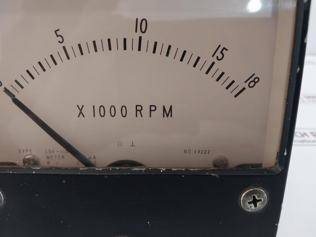 Toyo Electronics Lgf-110 High Speed Tachometer 0-18 X1000 Rpm 200 Ua 3 KΩ