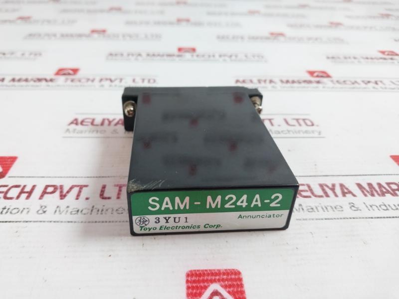 Toyo Electronics Sam-m24A-2 Annunciator Module (Minor Housing Damage)