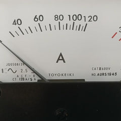 Toyo Keiki 120A/5A Ac Ammeter Acf-8