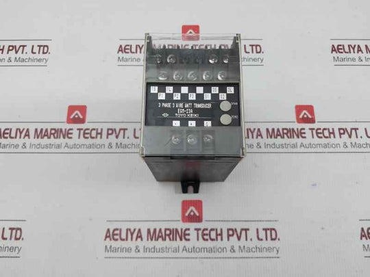 Toyo Keiki 3 Phase 3 Wire Watt Transducer Egm-23A
