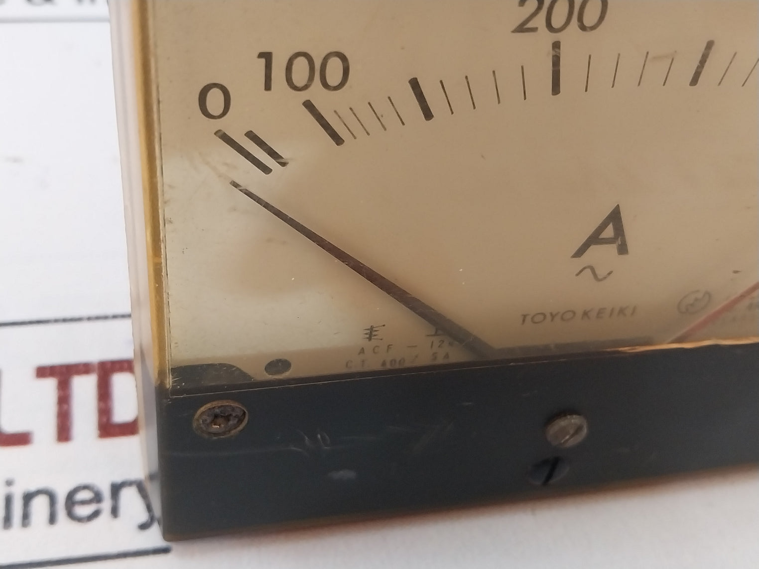Toyo Keiki Acf-12N Ammeter 0-400 A~