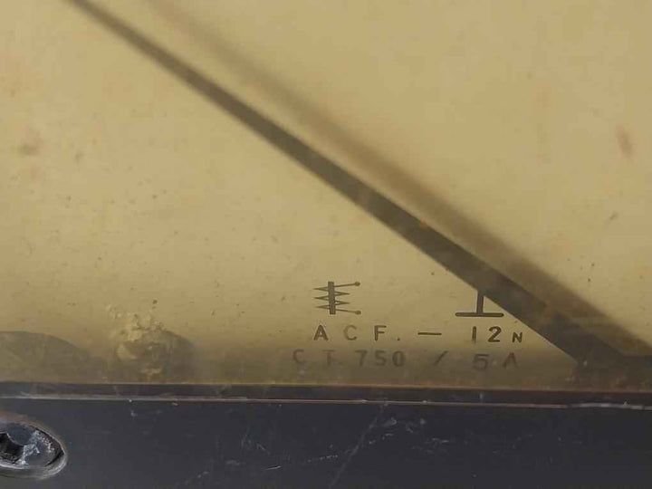 Toyo Keiki Acf-12N Ammeter 0-750A- 5A