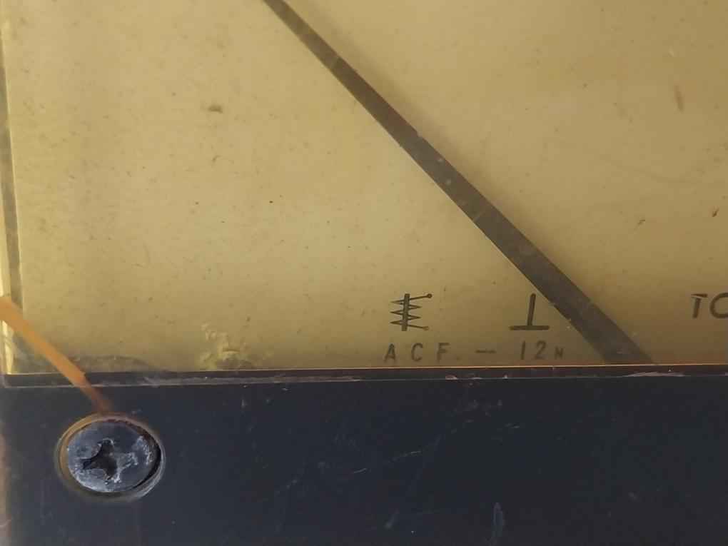 Toyo Keiki Acf-12N Ammeter 0-750A- 5A