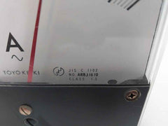 Toyo Keiki Acf-12N Ampere Meter 0-1000A
