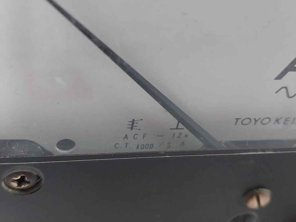 Toyo Keiki Acf-12N Ampere Meter 0-1000A