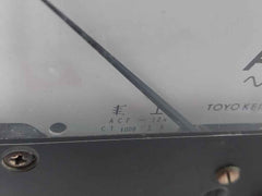 Toyo Keiki Acf-12N Ampere Meter 0-1000A