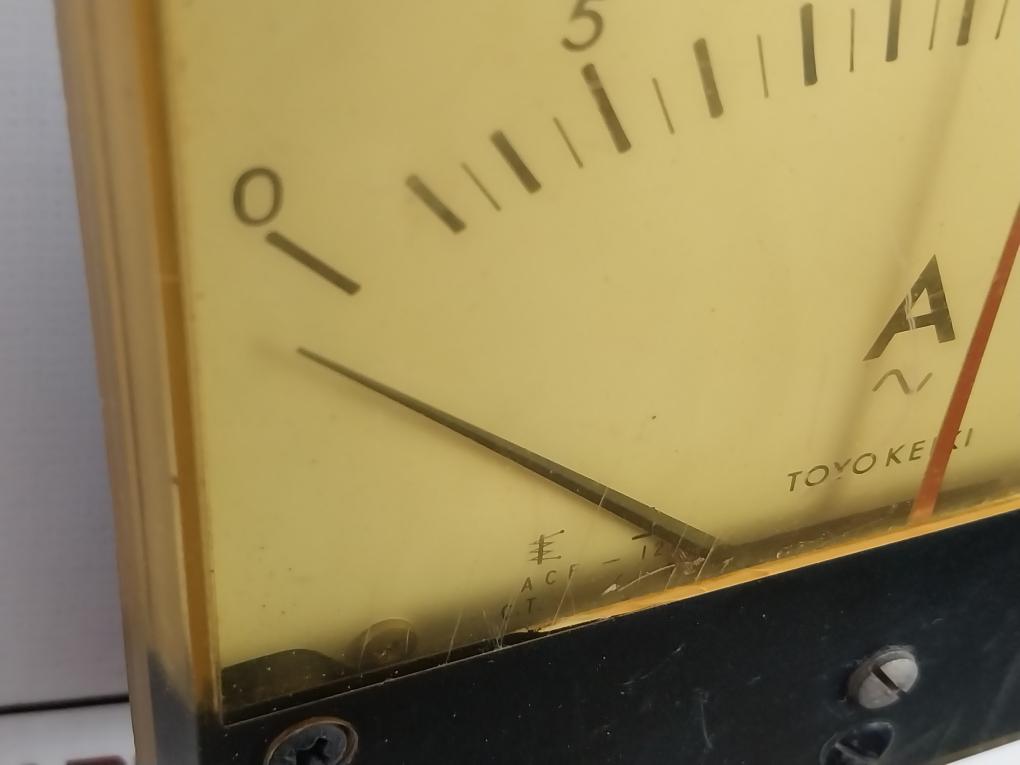 Toyo Keiki Acf-12Nb Ammeter Arhk3051 Class 1.5 0-15/45 A