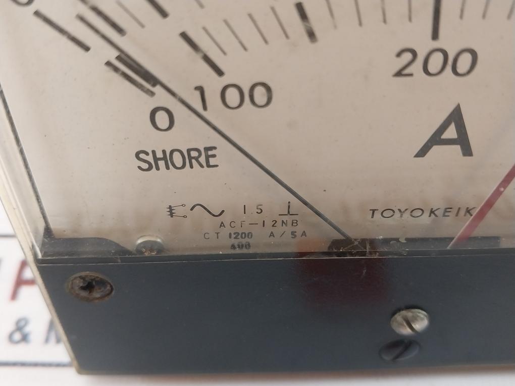 Toyo Keiki Acf-12Nb Ammeter Ct 1200 A/5A