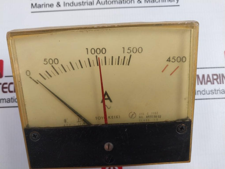 Toyo Keiki Acf-12Nb Ampere Meter Class 1.5 Arhk3052