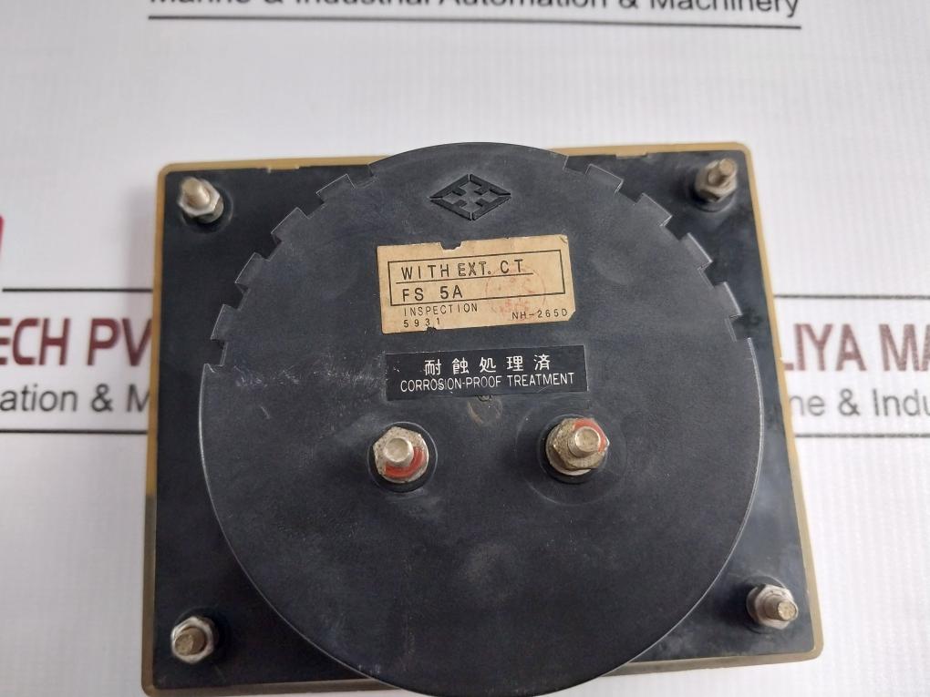 Toyo Keiki Acf-12Nb Ampere Meter Nh-265D Class 1.5 500/5A